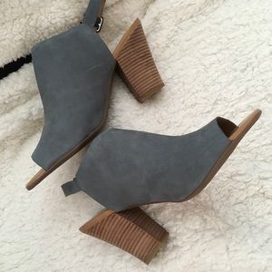 Franco Sarto Women’s Blue Suede Bootie